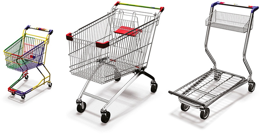 Тележки и оборудование для перемещения товаров
